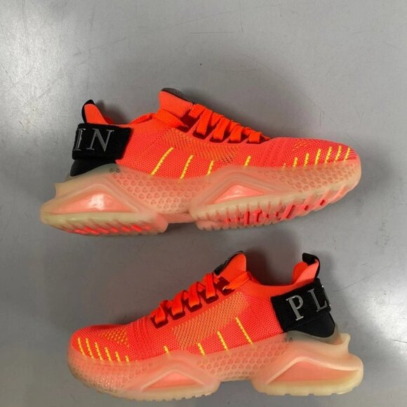 Philipp Plein Iconic Orange Sneakers –